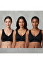 Laser Cut Ghost Bustier Bra with Front Buttons Comfortable Fabric 1 Quality 3 Pieces