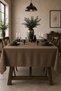 1. Premium Duck Fabric Living Room and Dining Table Cover – Liquid-Resistant, Stain-Proof, Washable - 6