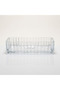 Crystal Decor Baton Glass Presentation Bowl - Cookie Presentation Bowl - 5