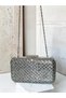 Silver Gray Lame Color Stone Women's Evening Dress Bag Wedding Engagement Graduation - 4