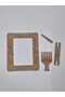 10 Pcs Wooden Mini Weaving Loom Set with Laser Engraved Pattern 3 mm Raw Mdf Weaving Hoop and Accessories (16.5 X 13.5 cm) - 3