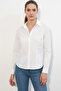 Women's Classic Collar Basic White Shirt