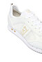 Men's Breathable Mesh Detailed Comfortable Sole White Sneaker with Eagle Logo Motif - 5