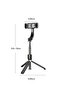 Multi-function Bluetooth Mobile Phone Selfie Stick Gimbal Single-axis Anti-shake Tripod - 2