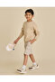 Boys Beige Round Neck Pullover - 5