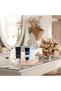 3 Pieces Mirror Tray, Rectangle Metal Vanity Mirror Tray, Can be stored for Perfume, Jewelry, Makeup, Cosmetic, Suitable for Dresser, Bedroom, Bathroom, Hotel, 3 Sizes - 5