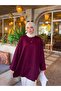 Oversize Modal Fabric Hijab Tunic with Slit Detail - 8