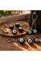 Black Mini Billiard Ball Keychain Number 8 (1 Piece) - 2