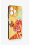 Realme C53 Compatible Tiger of the Sun Patterned Silicone Case - 3