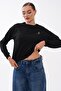 Women's Ceylan Embroidered Two-Thread Sweatshirt 265112 - - 3