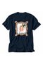 Rustic Peach Graphic T-Shirt - Navy Blue - 5
