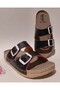 Adjustable Double Buckle Anatomical Soft Sole Extra Lightweight Women's Home and Guest Slippers - 2