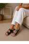 Adjustable Double Buckle Anatomical Soft Sole Extra Lightweight Women's Home and Guest Slippers