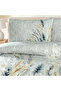 Bosco Double 100% Cotton Ranforce Duvet Cover Set Gray 57 Thread (3 Pieces) 200X220/50X70 Gray - 2