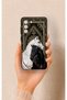 Samsung-S21Fe Compatible Noble Lover Horses Patterned Silicone Case