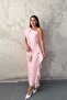 Pink Volan Piece Dress