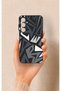 Samsung A55 Compatible Geometric Block Pattern Silicone Case - 4