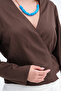 Tie-Up Long Sleeve Blouse G18613 - 3