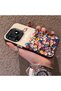 Tecno Spark 10 Pro 4g Compatible Silicone Edge Hard Back Case Couple Phone Case with Floral Pattern - 2