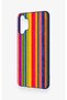 Samsung A32 Compatible Colorful Patterned Silicone Case - 3