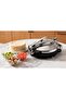 NT-174RT10 Roti and Tortilla Maker 1000W Electric Non-Stick Flatbread Press with Stainless Steel Mirror Top Cover, Easy-Clean Surface, Quick Heating, Compact Kitchen Appliance for Homemade Roti,