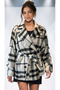 Plaid Patterned Buttoned Belted Coat with Single Piece for a Strong and Premium Look New Season Product - 4