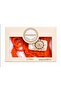 Hand-knitted loofah soap dish + soap