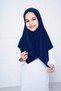 Olive Green Hijab for Kids – Simple Modest Islamic Headscarf for Girls, Full-Coverage Kids Hijab for Muslim Kids - 2