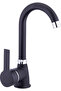 Delta Swan Sink Faucet Black – High Spout Single Handle Black Sink Faucet - 2