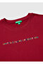 Boy's Red Long Sleeve T-Shirt with Embroidered Front - 3