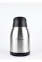 2-Liter Steel Thermos - 12 Hours Hot - 24 Hours Cold - Non-Dripping Container - Non-Flammable Plastic Handle - Non-Leaking Lid - Stainless Steel - 3