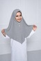Girls Hijab for Kids – Modest Islamic Headscarf for Muslim Girls, Stylish Kids Hijab with Front Button Detail & Delicate Trim - 2