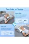 Memory Foam Cervical Pillow, 2 in 1 Ergonomic Contour Orthopedic Pillow for Neck Pain, Contoured Support Pillows for Side Back Stomach Sleepers - 4
