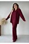 Women s Knit Set Polo Neck Sweater and Pants - 3