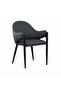 Last Home | Single Leather Chair Dark Grey