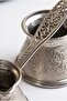 100 ml 1-2 Person Engraved Chubby Cast Steel Coffee Pot Induction Cooker Compatible - 5