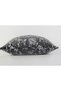 Anthracite Gray Abstract Patterned Decorative Woven Throw Pillow Cover - 6