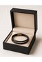 Men's Double Row Leather Bracelet – Brown Vintage Design, Gift Boxed Bracelet - 2