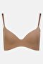 Women 3 Pcs Solid Smooth And Concealed Bra, Multicolor - 5