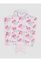 Lcw Home Mixed Mermaid Printed Girls' Poncho Towel