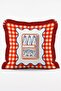 Italian-Themed 4-Piece Fringed Cushion Cover Set with Lobster, Olive, and Sardine Patterns - 6