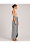 Women's Belted Double-Breasted Look Modal Fabric Wide-Leg Sweatpants - 5