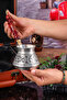350 ml Handcrafted Copper Coffee Pot for 2 People – Gaziantep Handmade Turkish Coffee Pot