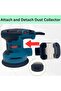 Orbital Sander with 1000W motor, 6-speed gearbox, 7000-13000 rpm,125mm pad size, 2mm orbital movement,Self-vacuum dust collection Sanding and polishing tool-BN-GW2-125 - 8