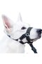 Muzzle M, nylon, anti-bark/bite, breathable, black.