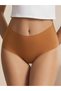 Polfa Model Slimming Effective Laser Panties That Do Not Mark the Waist, Slip Corset, Brown Color