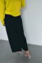 Black Nora Washable Gabardine Skirt - 6