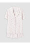 Lcw Dream Ecru Ruffled Plaid Women's Shorts Pajama Set - 5