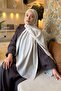 Diamond Pattern Aura Cotton Jacquard Shawl Stone - 2