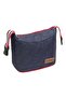 CYTHERIA Thermal Ice Cooler Insulated Lunch Bag Blue/Red 15x13.5x21cm
